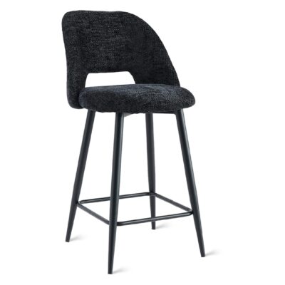 velvet barkrukken set van 2 lichtbruin afbeelding 3