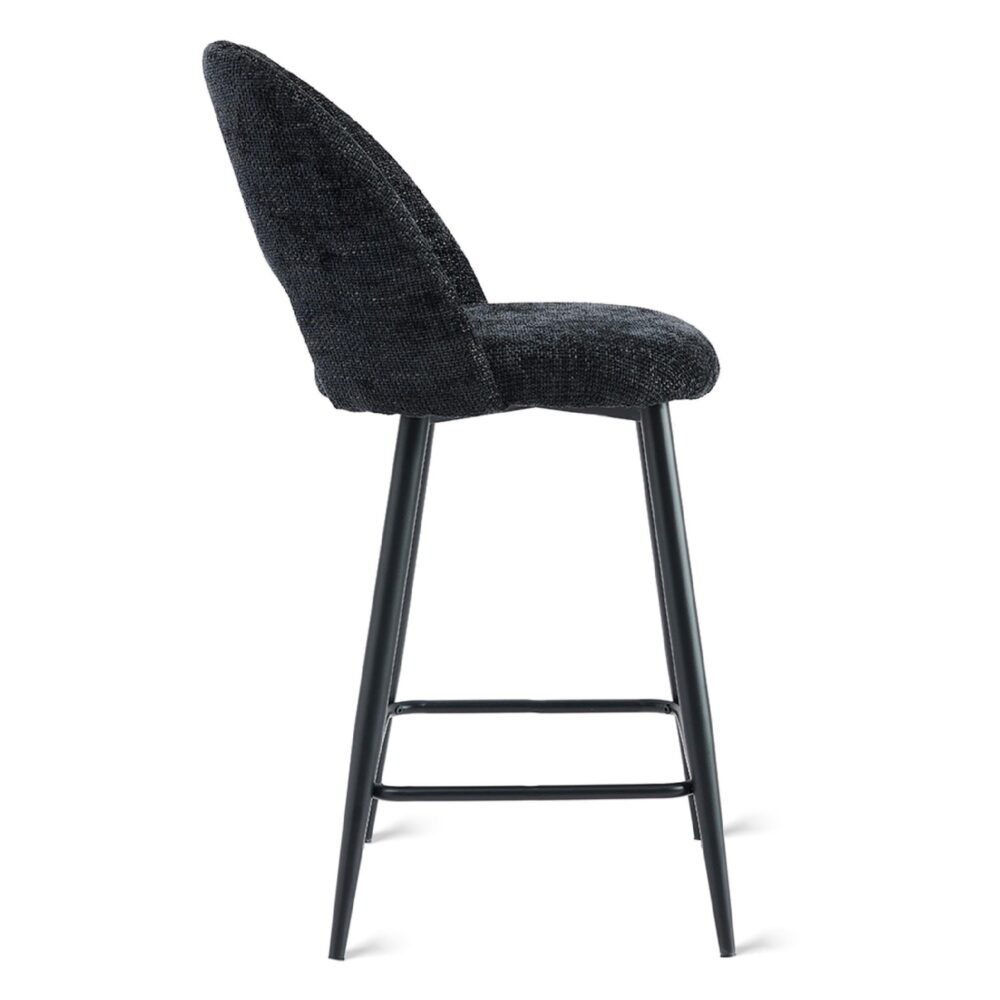 velvet barkrukken set van 2 lichtbruin afbeelding 4