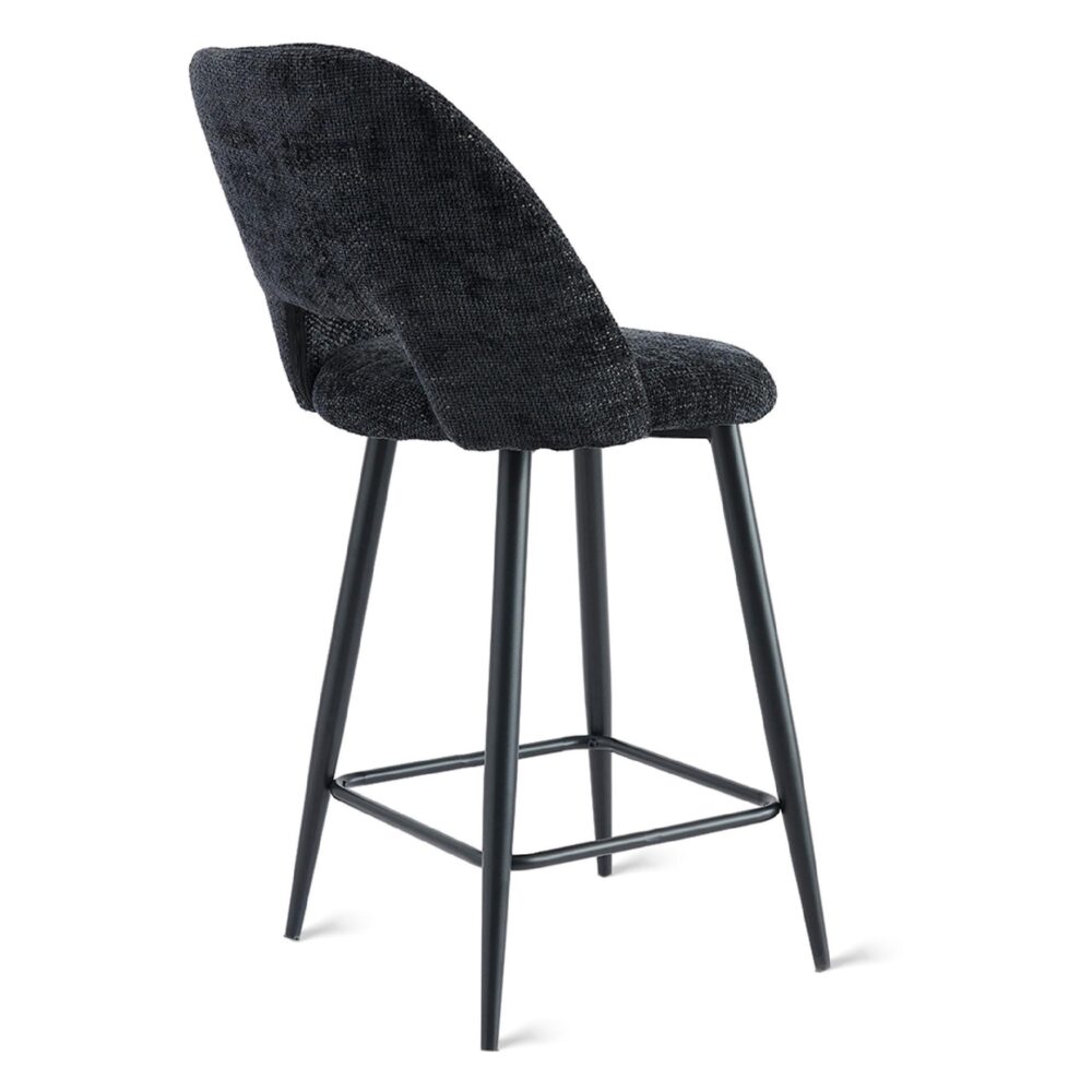 velvet barkrukken set van 2 lichtbruin afbeelding 5