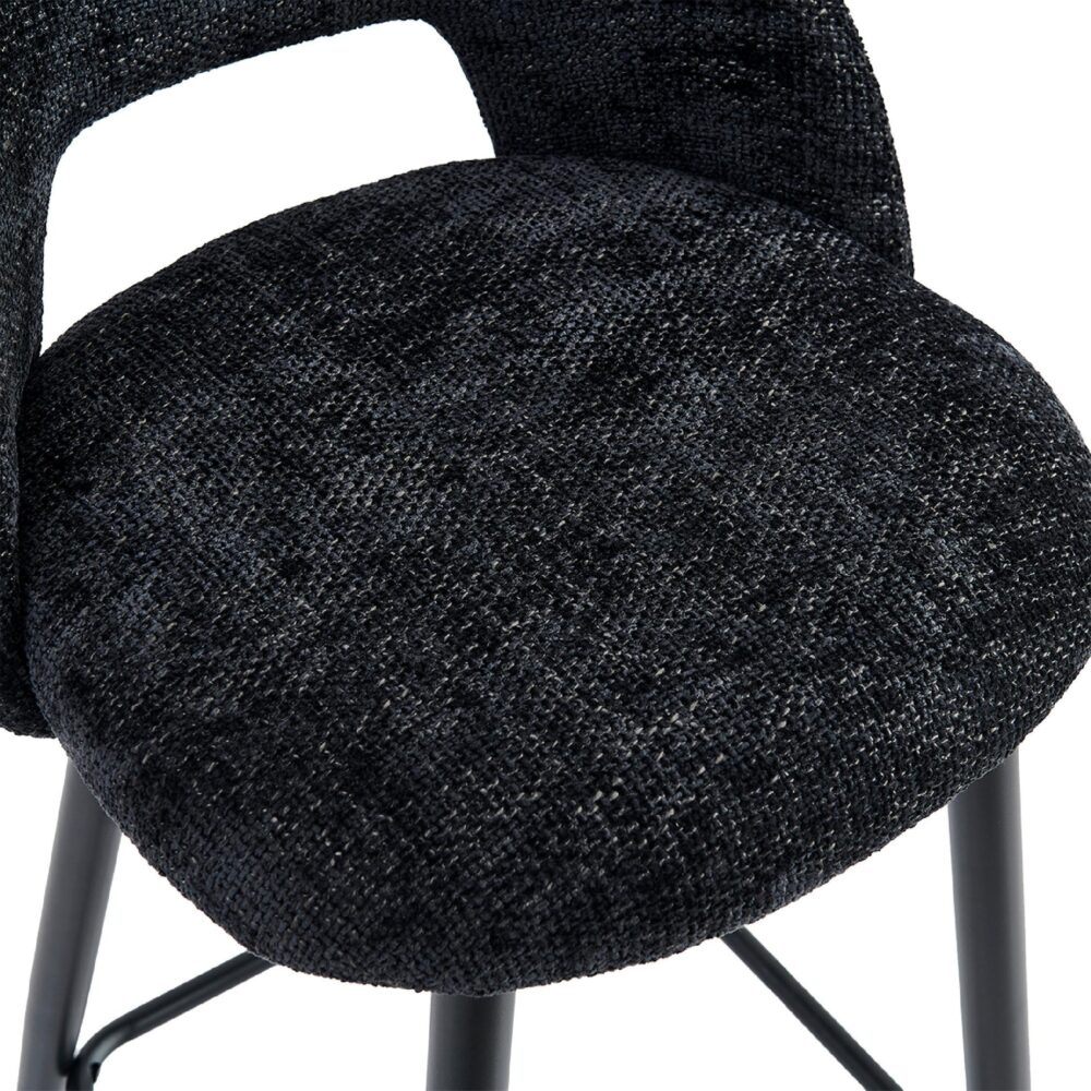 velvet barkrukken set van 2 lichtbruin afbeelding 8