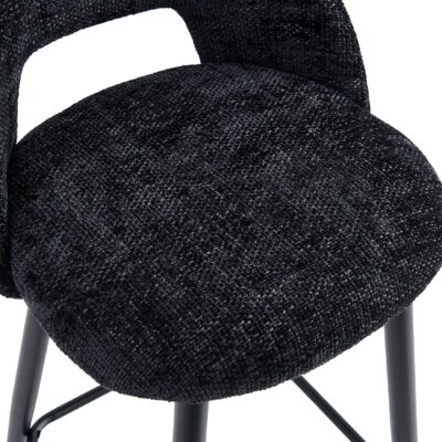 velvet barkrukken set van 2 lichtbruin afbeelding 8