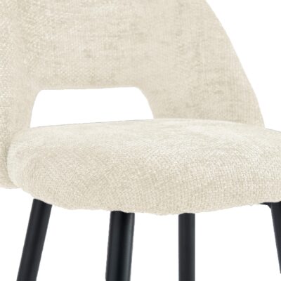 beige velvet barkrukken set van 2 afbeelding 7