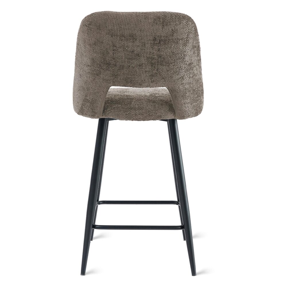 lichtbruine velvet barkrukken set van 2 afbeelding 6