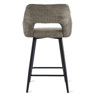 taupe stoffen barkrukken Ronn 65 cm afbeelding 2