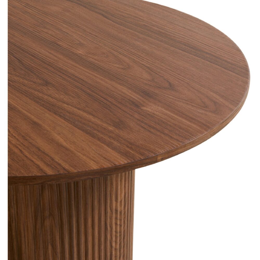 ronde walnoot bijzettafel Fenna afbeelding 5