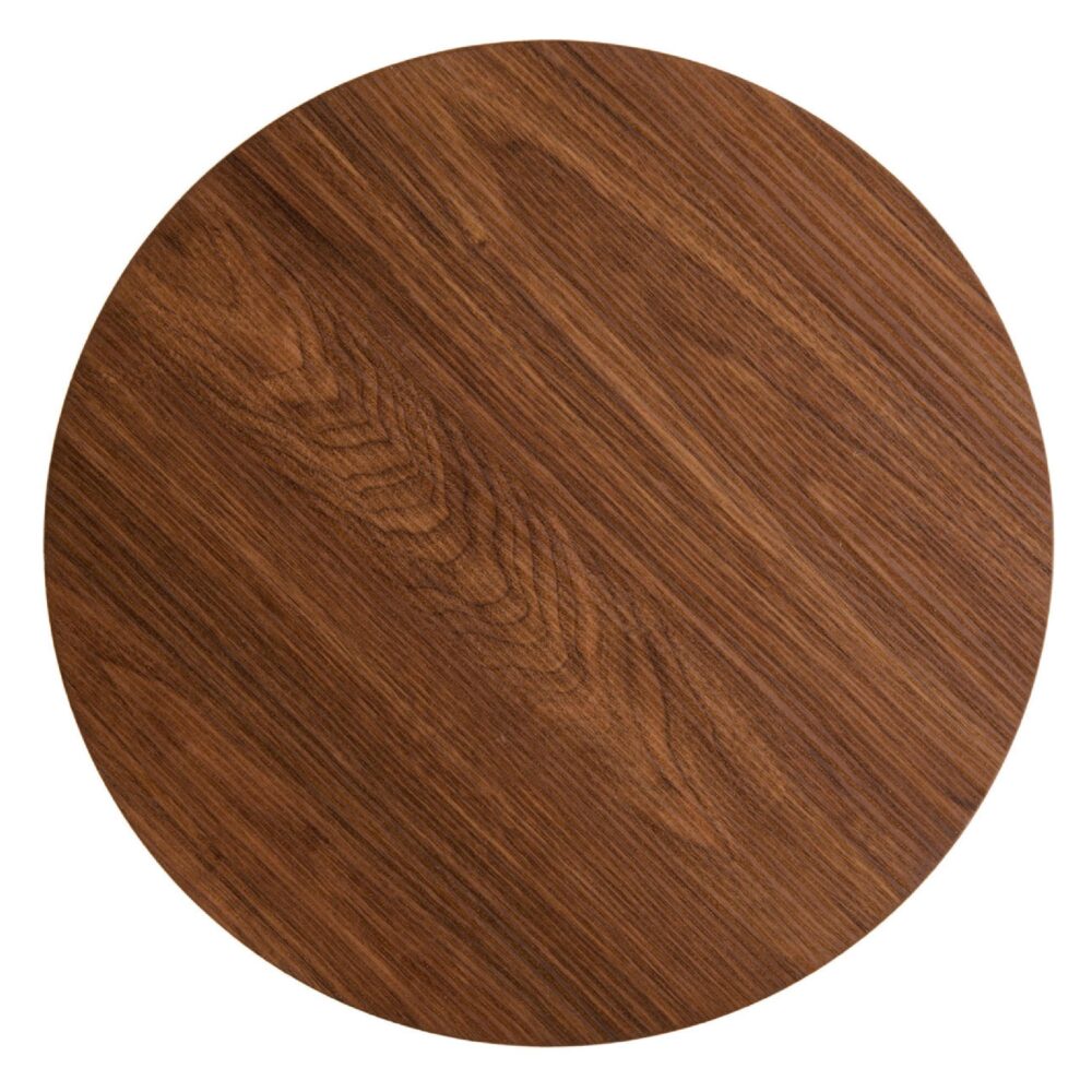 ronde walnoot bijzettafel Fenna afbeelding 2