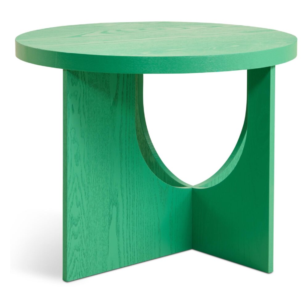 groene ronde bijzettafel Kavik MDF Ø50 cm afbeelding 4
