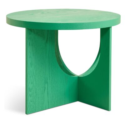 groene ronde bijzettafel Kavik MDF Ø50 cm afbeelding 4