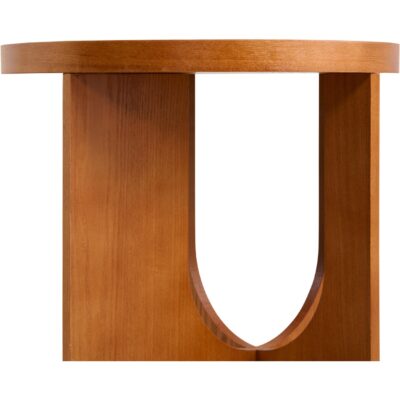 ronde bijzettafel Kavik MDF Ø40 naturel walnoot afbeelding 4