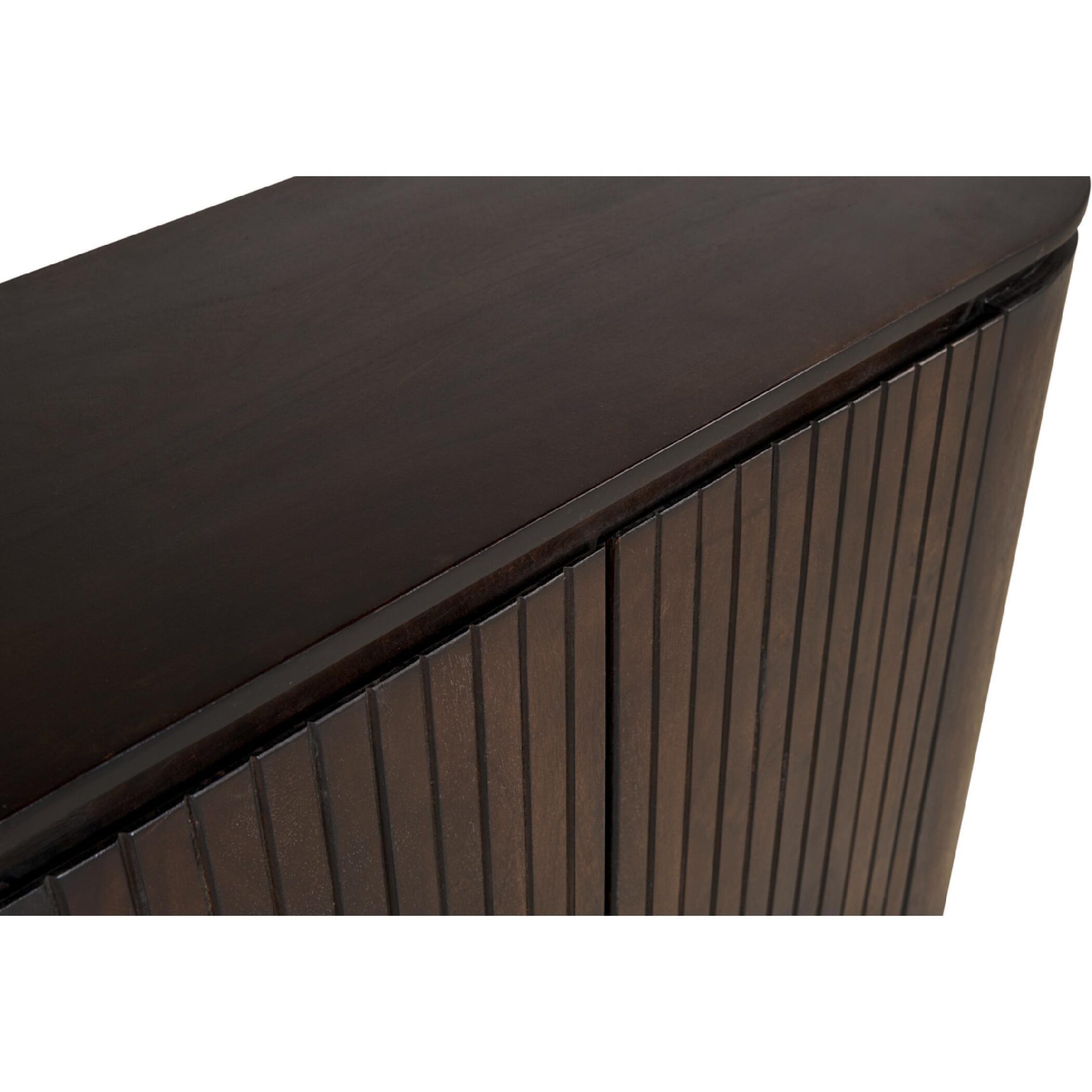 Nest of Nora Mangohouten dressoir Besa - 180x80x40 cm - 3 deuren - Donkerbruin_afb5
