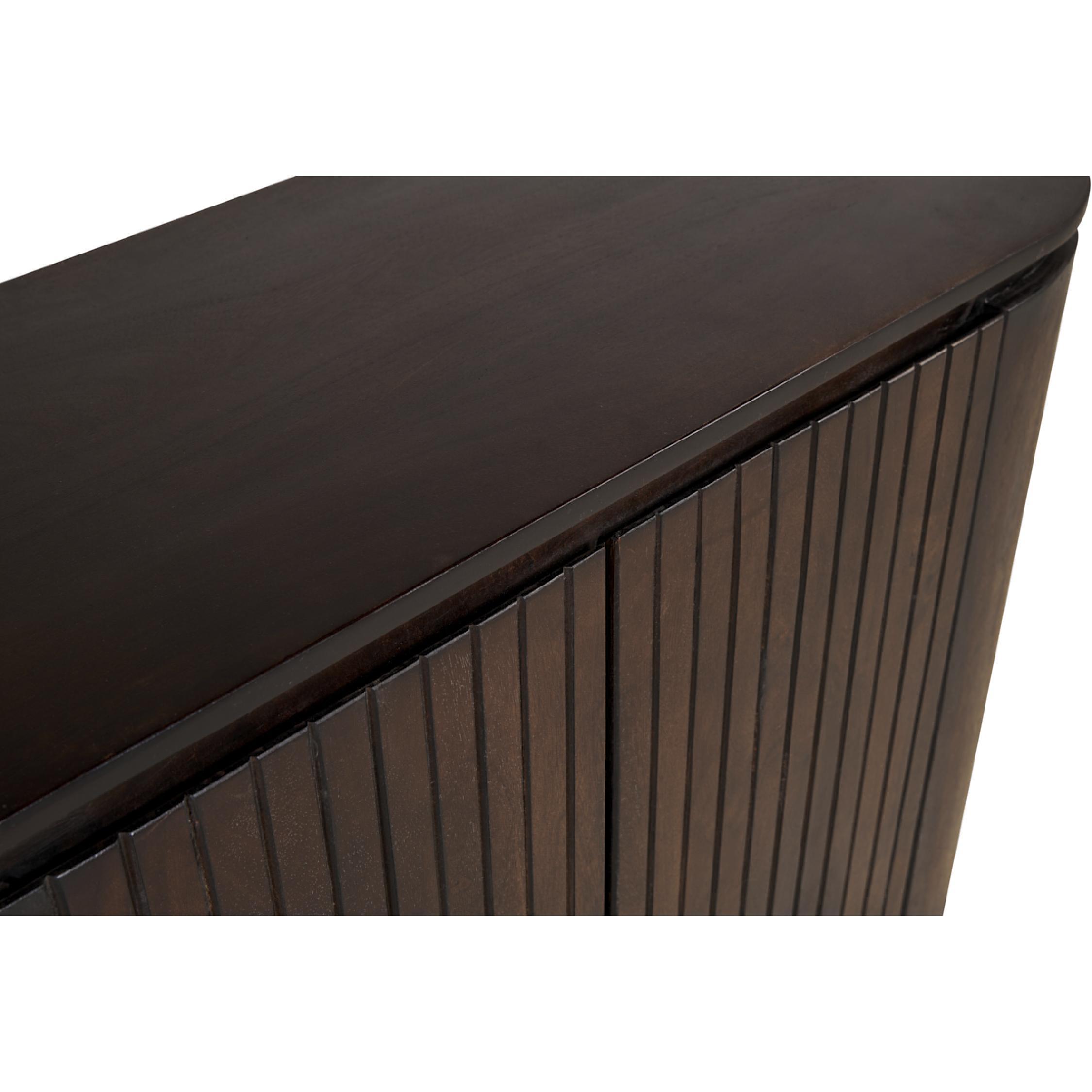 donkerbruin mangohouten dressoir Besa afbeelding 5