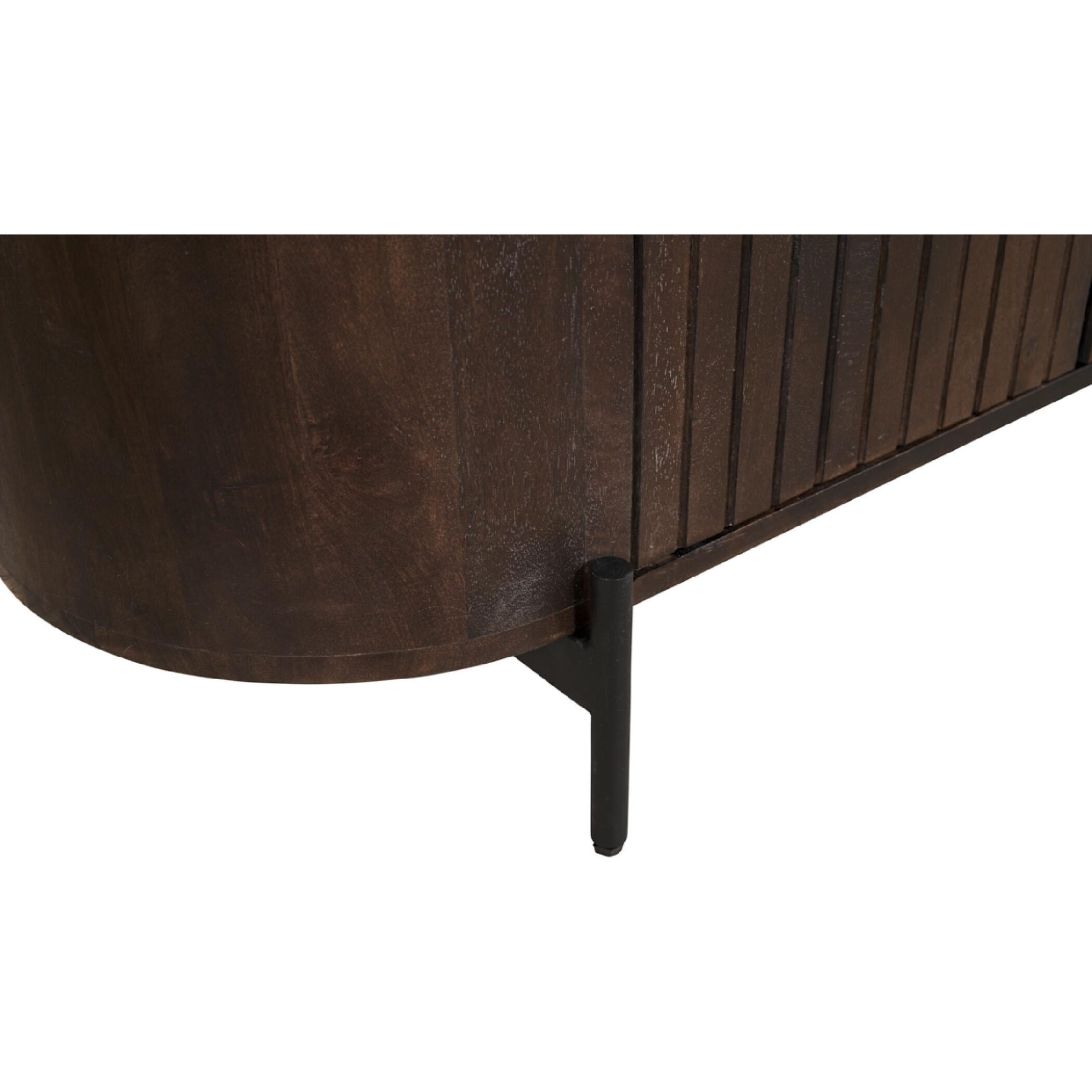 Nest of Nora Mangohouten dressoir Besa - 180x80x40 cm - 3 deuren - Donkerbruin_afb4