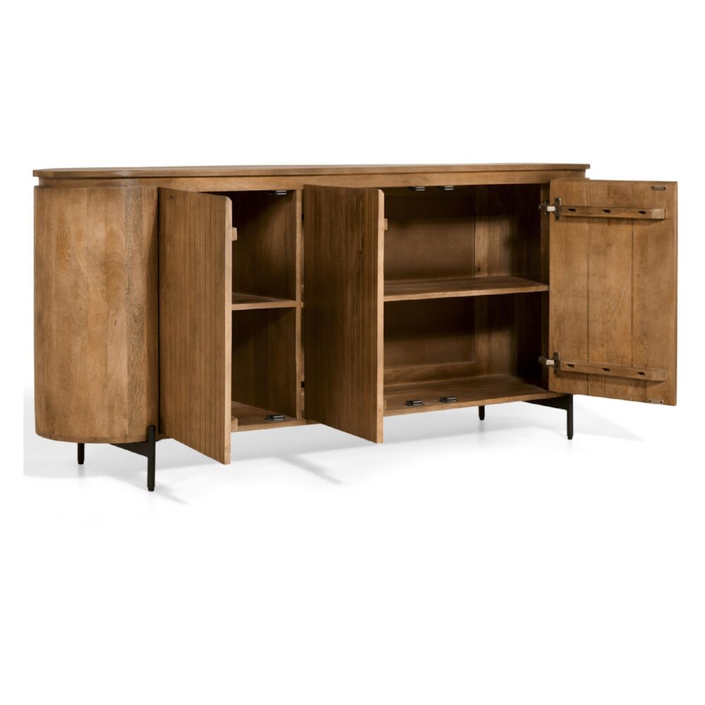 mangohouten dressoir Besa lichtbruin afbeelding 4