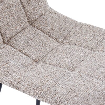 eetkamerstoelen Noa set van 2 beige afbeelding 6