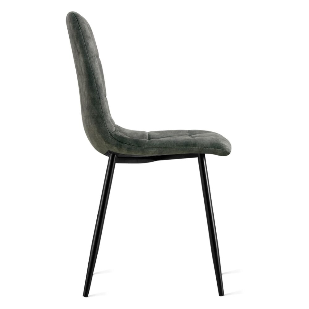 groene velvet eetkamerstoelen Noa afbeelding 5