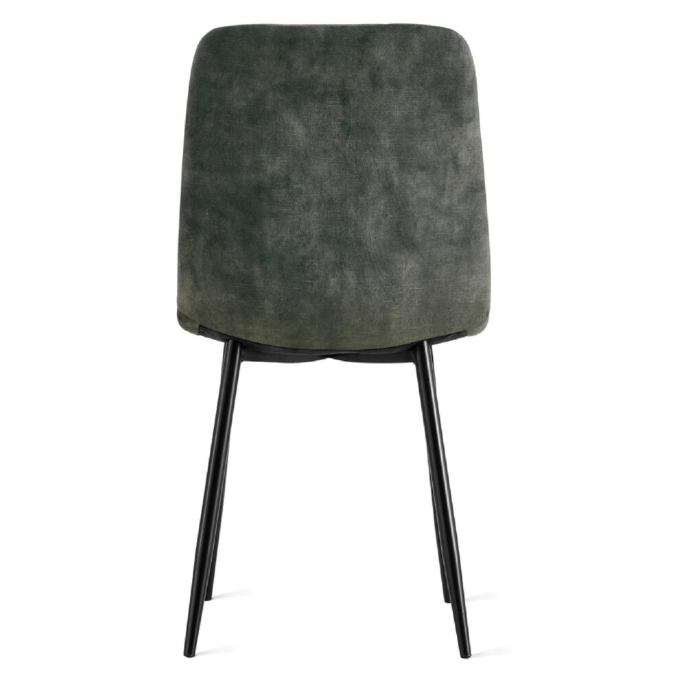 groene velvet eetkamerstoelen Noa afbeelding 6