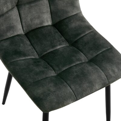 groene velvet eetkamerstoelen Noa afbeelding 7