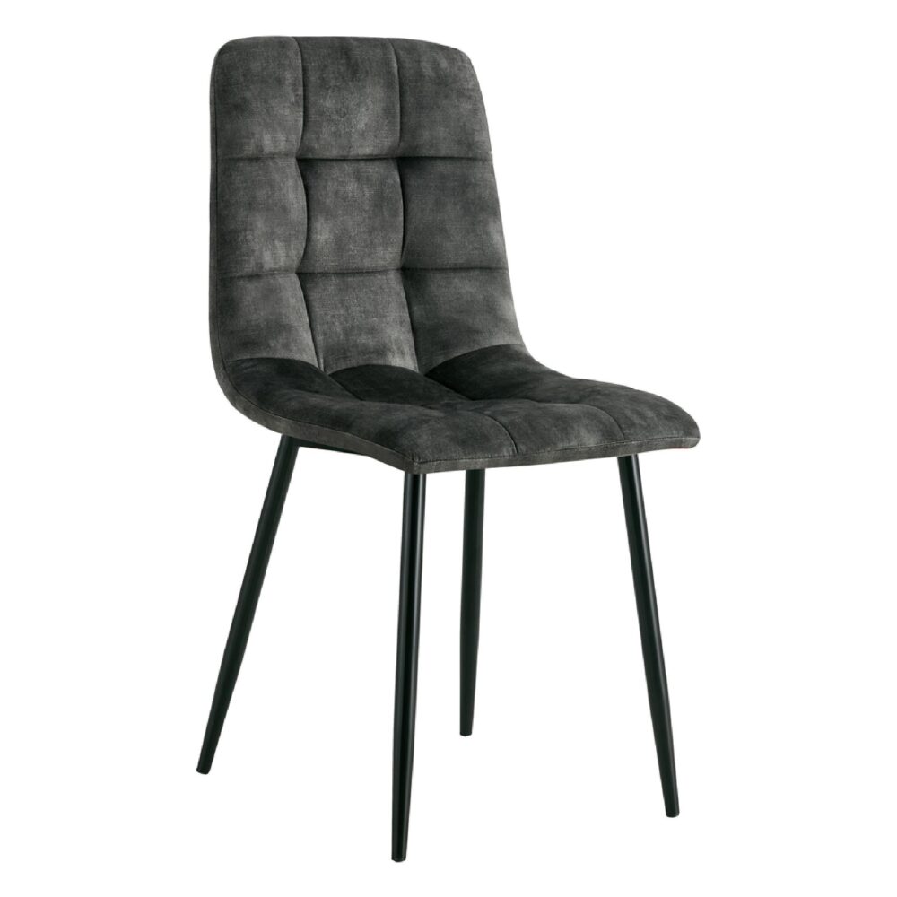 groene velvet eetkamerstoelen Noa afbeelding 1