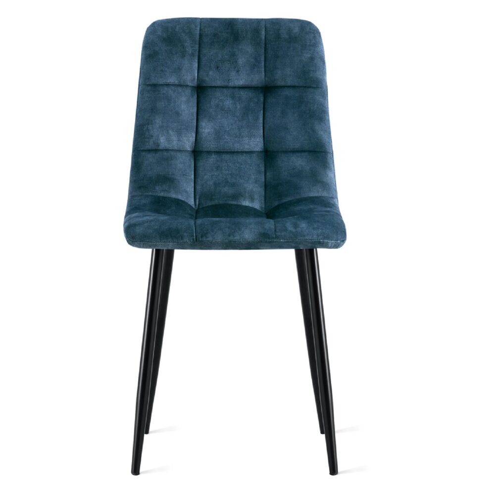 velvet eetkamerstoelen Noa blauw afbeelding 2