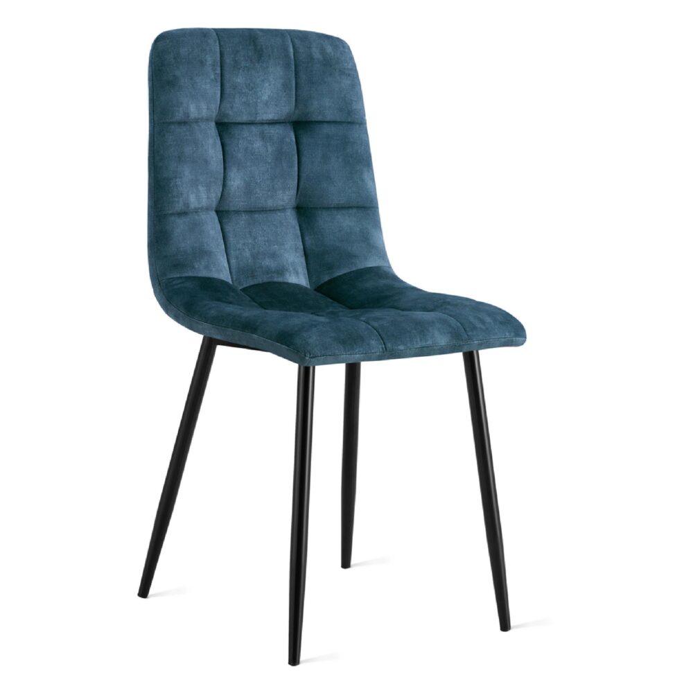velvet eetkamerstoelen Noa blauw afbeelding 3