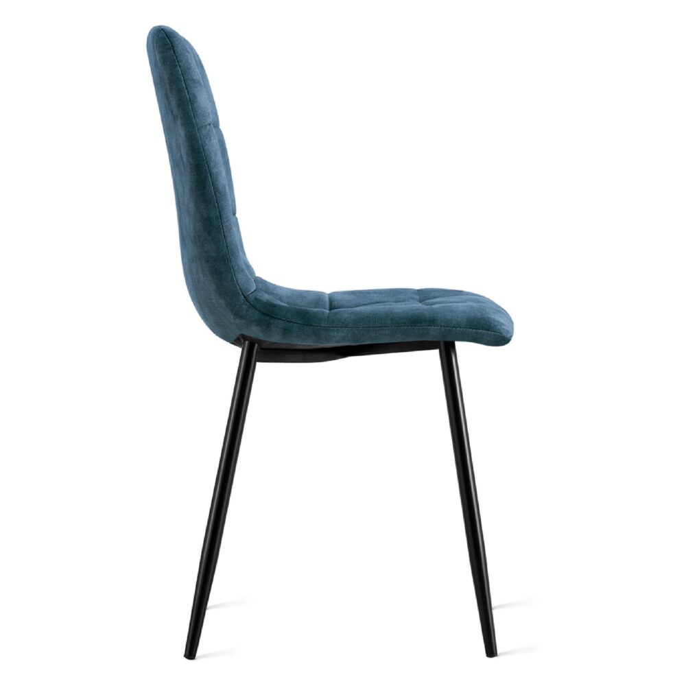 velvet eetkamerstoelen Noa blauw afbeelding 5