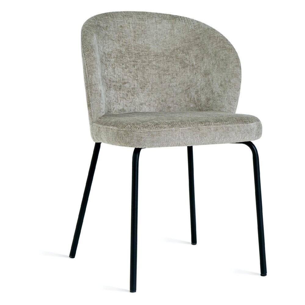 stoffen eetkamerstoelen set van 2 Lilo naturel afbeelding 5