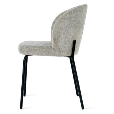 stoffen eetkamerstoelen set van 2 Lilo naturel afbeelding 2