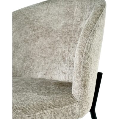 stoffen eetkamerstoelen set van 2 Lilo naturel afbeelding 7