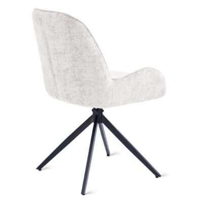 ivoren gestoffeerde eetkamerstoelen Olli afbeelding 2