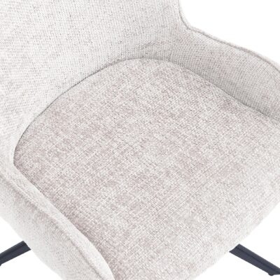 ivoren gestoffeerde eetkamerstoelen Olli afbeelding 7