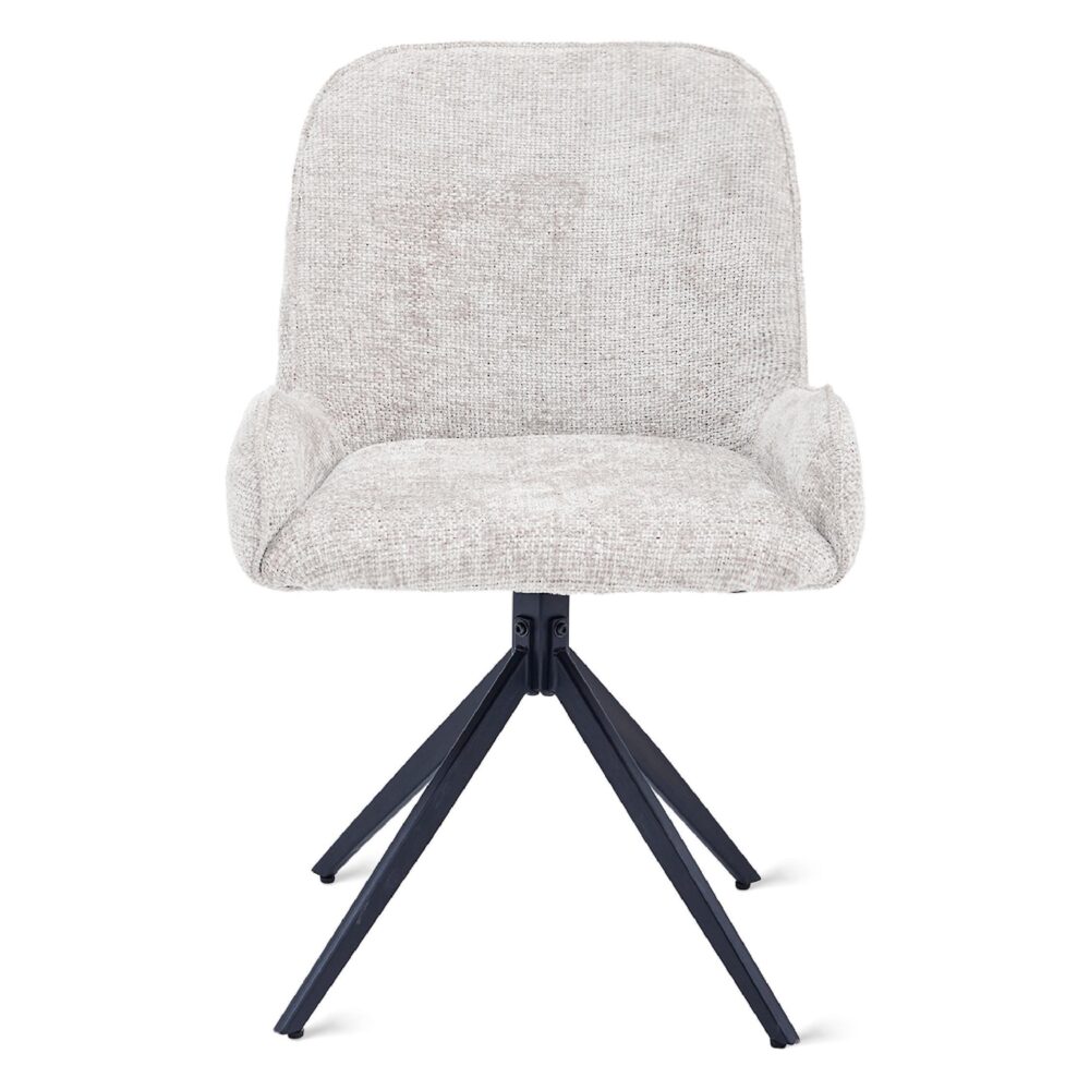 ivoren gestoffeerde eetkamerstoelen Olli afbeelding 6