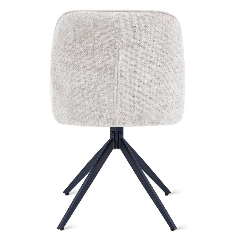 ivoren gestoffeerde eetkamerstoelen Olli afbeelding 5