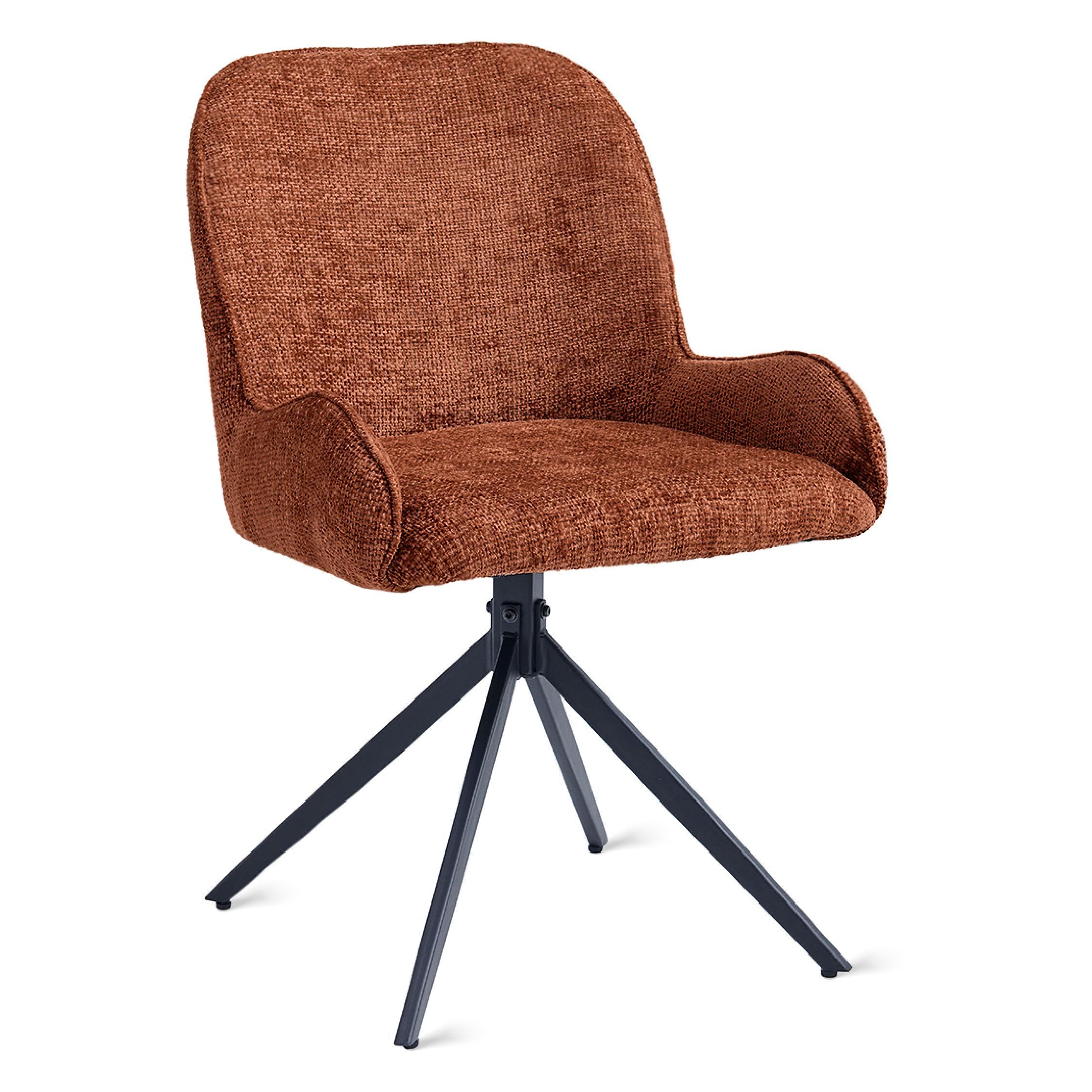 gestoffeerde eetkamerstoelen Olli roest afbeelding 6