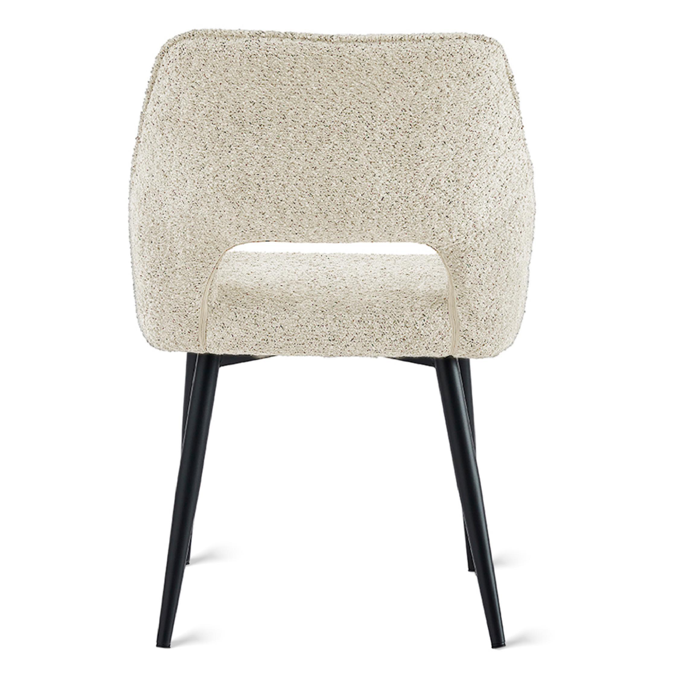 set van 2 beige eetkamerstoelen Ronn afbeelding 2