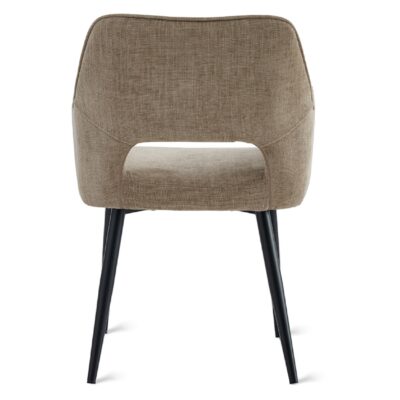 eetkamerstoelen Ronn truffelbruin met armleuningen afbeelding 2