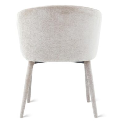 beige stoffen eetkamerstoelen Alva afbeelding 5