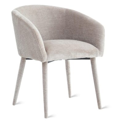 beige stoffen eetkamerstoelen Alva afbeelding 1