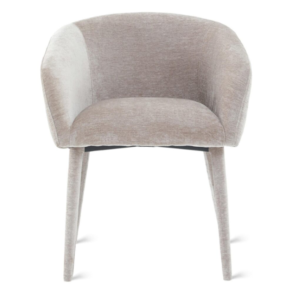 beige stoffen eetkamerstoelen Alva afbeelding 2