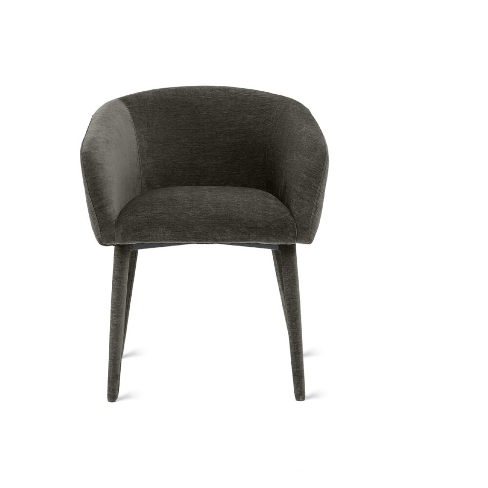 bruine stoffen eetkamerstoelen Alva afbeelding 6