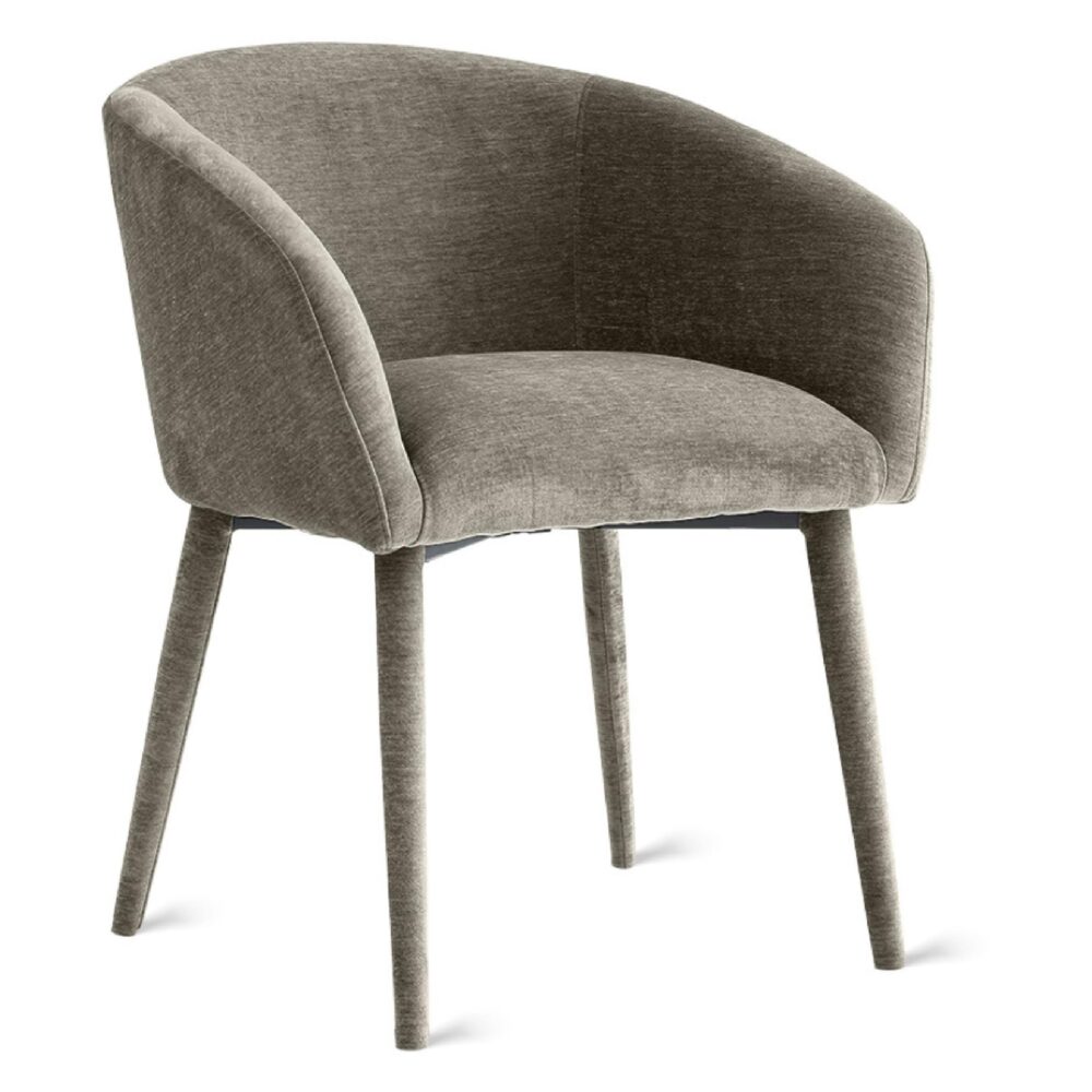 taupe eetkamerstoelen Alva set van 2 afbeelding 1
