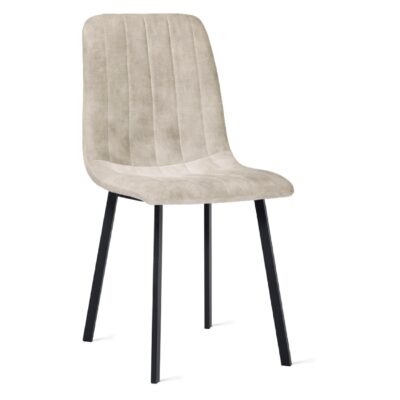velvet taupe eetkamerstoelen set van 2 Meva afbeelding 1