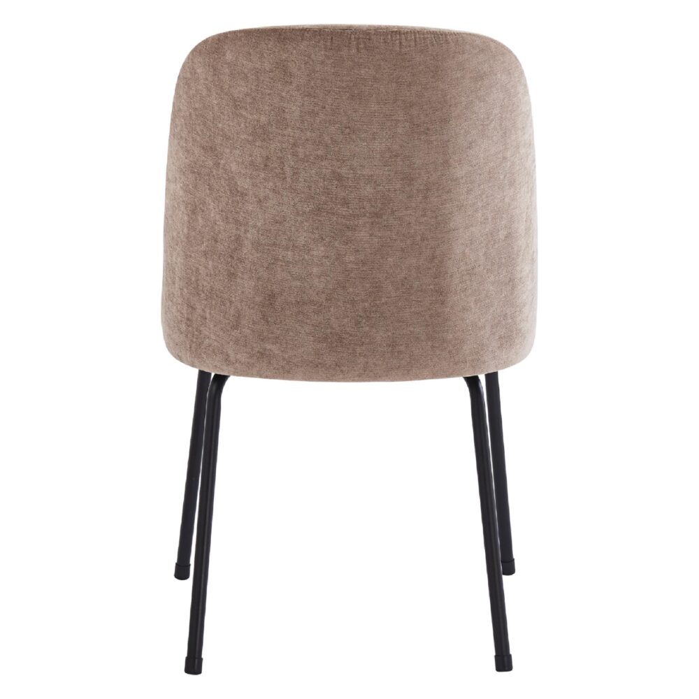 bruine velvet eetkamerstoelen Senn afbeelding 3