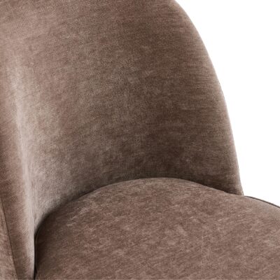 bruine velvet eetkamerstoelen Senn afbeelding 4