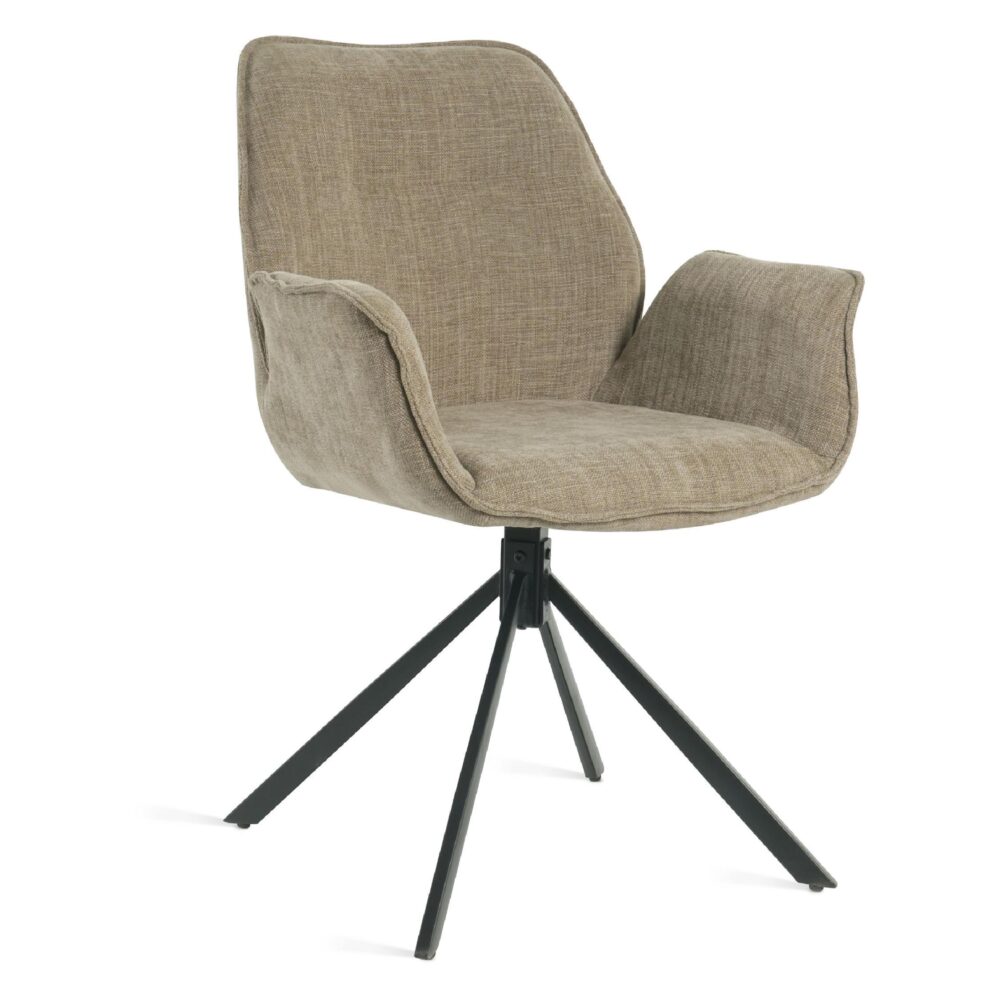 draaibare eetkamerstoelen met armleuning Livia afbeelding 3