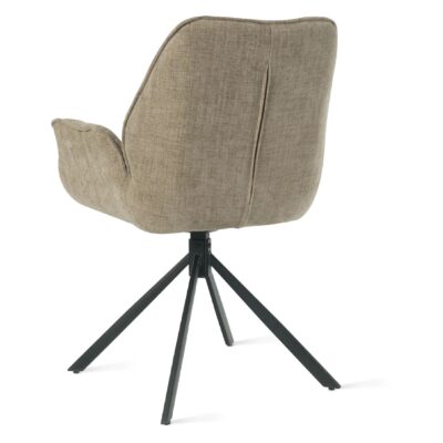 draaibare eetkamerstoelen met armleuning Livia afbeelding 4