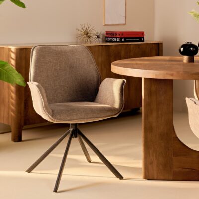 draaibare eetkamerstoelen met armleuning Livia afbeelding 9