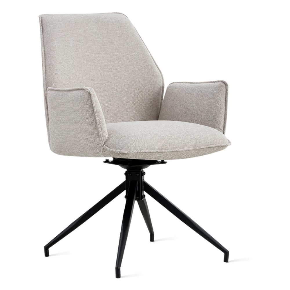 draaibare eetkamerstoelen met armleuning Emmy afbeelding 3