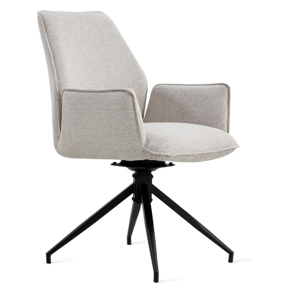 draaibare eetkamerstoelen met armleuning Emmy afbeelding 4