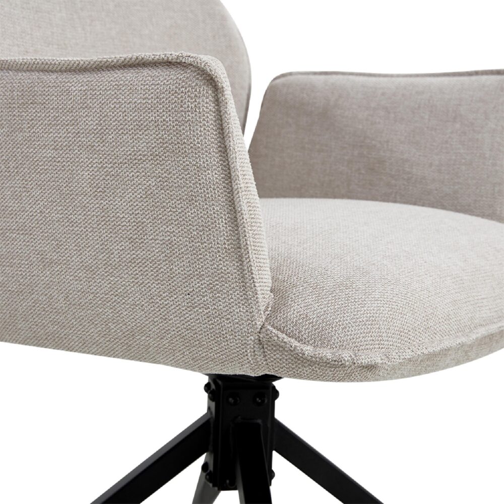 draaibare eetkamerstoelen met armleuning Emmy afbeelding 8