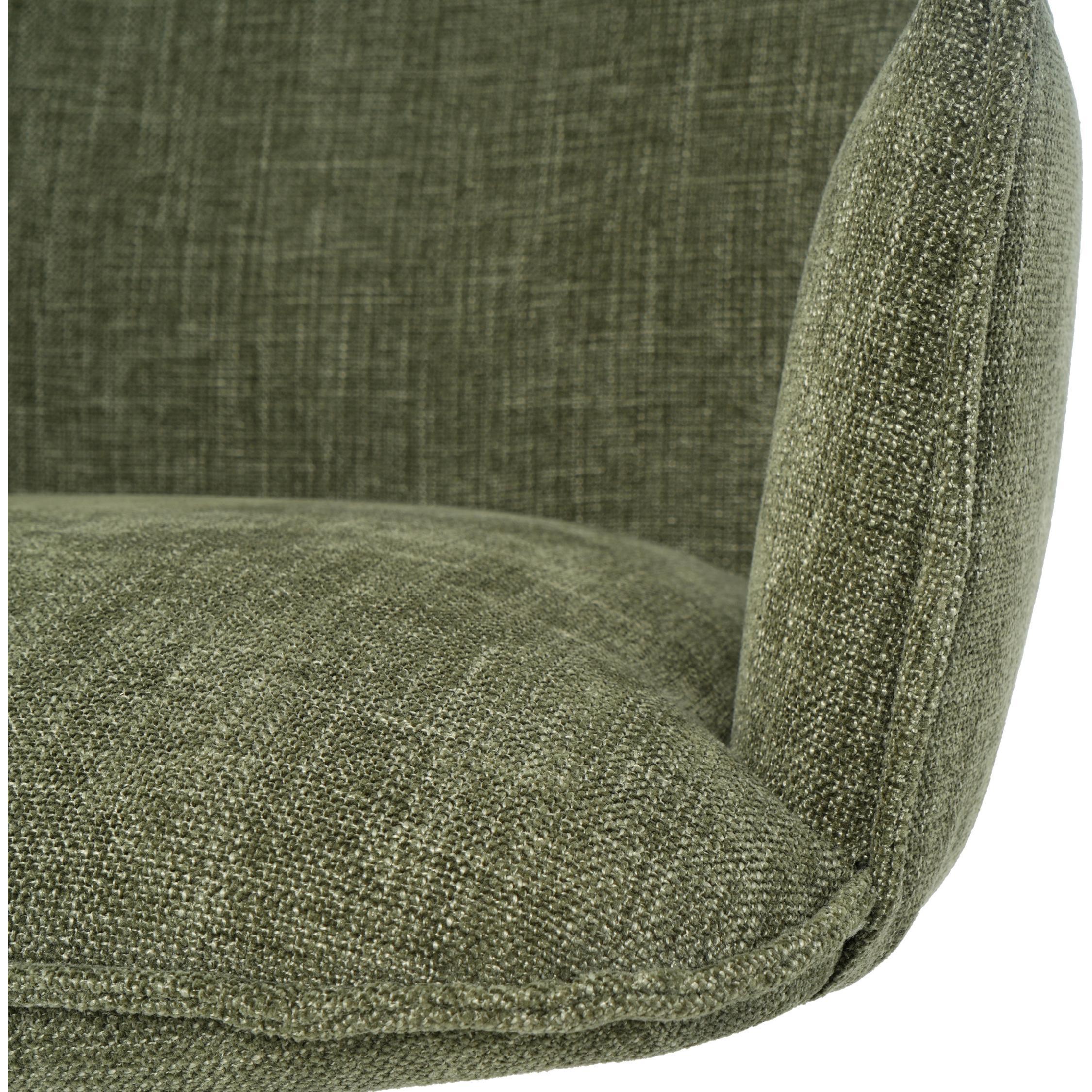 groene draaibare eetkamerstoelen met armleuning Emmy afbeelding 6